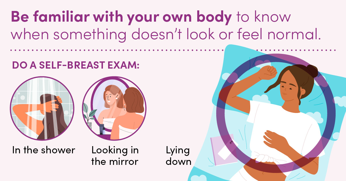 how to do a self-breast exam