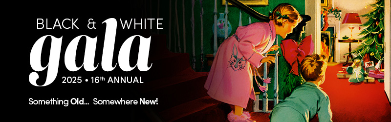 Black and White Gala Header Image